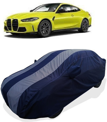 Coxtor Car Cover For BMW M4 (With Mirror Pockets)(Grey)