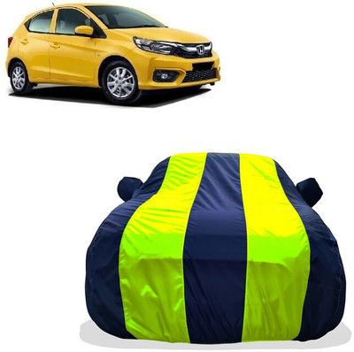 Tricway Car Cover For Honda Brio S MT (With Mirror Pockets)(Yellow)