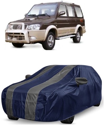 ANTOFY Car Cover For ICML Extreme Ambulance DI Non AC BSIII (With Mirror Pockets)(Grey, Blue)