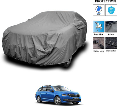 PAGORA Car Cover For Skoda Octavia Combi (With Mirror Pockets)(Grey)