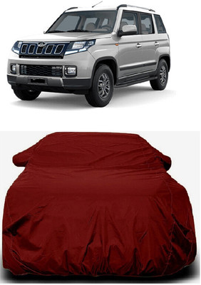 Autoprime Car Cover For Mahindra TUV300 (With Mirror Pockets)(Maroon)