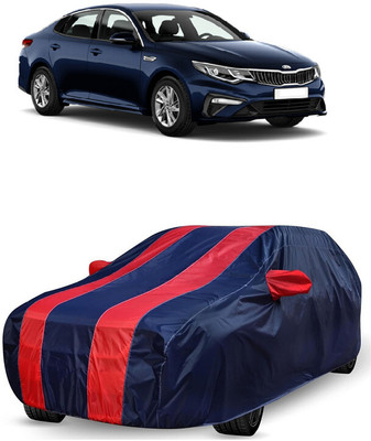 ANTOFY Car Cover For Kia Optima (With Mirror Pockets)(Red, Blue)