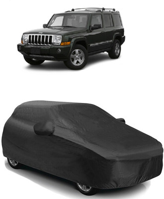 SUGASHRI Car Cover For Jeep Commander 2WD Disc Break (With Mirror Pockets)(Grey)