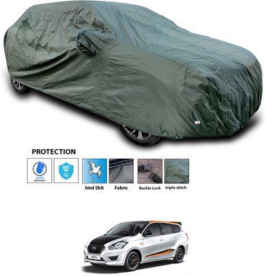 CODOKI Car Cover For Datsun GO Plus A (With Mirror Pockets)(Green)