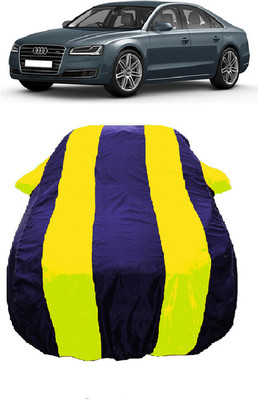 Wegather Car Cover For Audi A8 3.0 TDI Quattro (With Mirror Pockets)(Yellow)