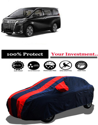 Amexride Car Cover For Toyota Alphard (With Mirror Pockets)(Red)
