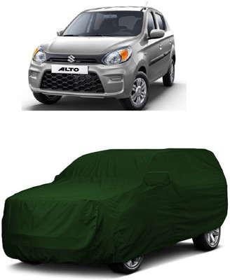 ANTOFY Car Cover For Maruti Suzuki Alto 800 CNG LXI Optional (With Mirror Pockets)(Green)