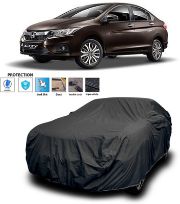 PAGORA Car Cover For Honda City i-Dtec (With Mirror Pockets)(Black)