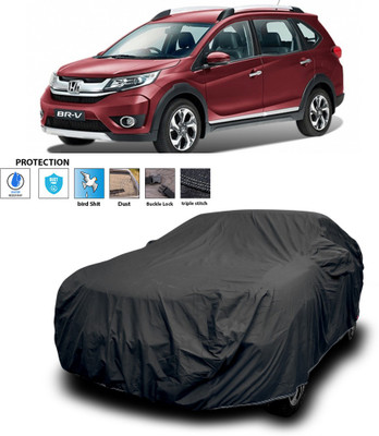 CODOKI Car Cover For Honda Brio (With Mirror Pockets)(Black)