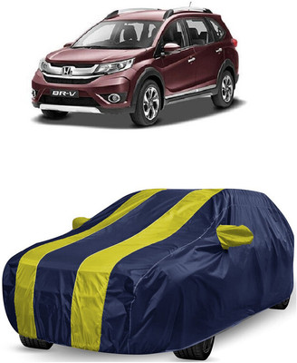 ANTOFY Car Cover For Honda BRV i-VTEC E MT (With Mirror Pockets)(Yellow, Blue)