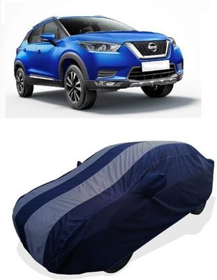 Coxtor Car Cover For Nissan Kicks XL 1.5 D (With Mirror Pockets)(Grey)