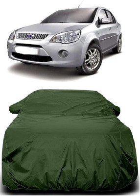 Autoprime Car Cover For Ford Fiesta Classic (With Mirror Pockets)(Green)