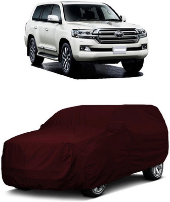 ANTOFY Car Cover For Toyota Land Cruiser 200 V8 (With Mirror Pockets)(Maroon)