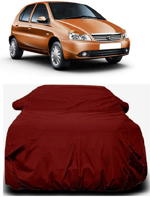 Autoprime Car Cover For Tata Indica DLX (With Mirror Pockets)(Maroon)