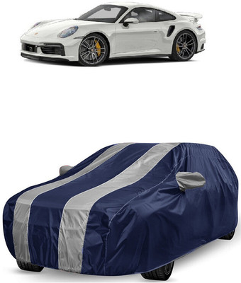 ANTOFY Car Cover For Porsche 911 Carrera 4S (With Mirror Pockets)(White, Blue)