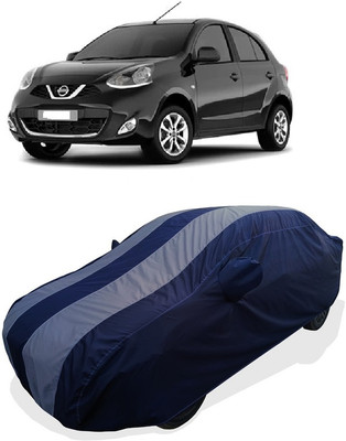 Coxtor Car Cover For Nissan Micra XV D Diesel (With Mirror Pockets)(Grey)