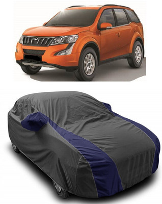 ANTOFY Car Cover For Mahindra XUV500 W9 Diesel (With Mirror Pockets)(Grey, Blue)