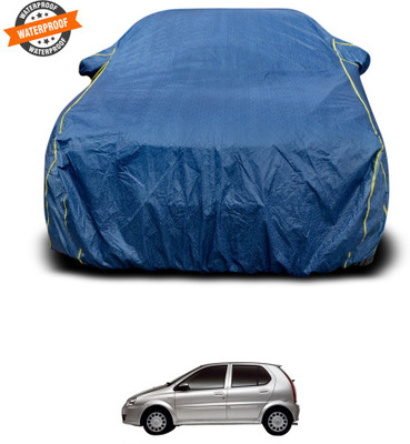 CODOKI Car Cover For Tata Indica V2 (With Mirror Pockets)(Blue)