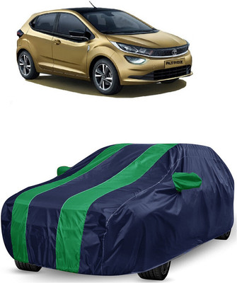 ANTOFY Car Cover For Tata Altroz XE Diesel (With Mirror Pockets)(Green, Blue)