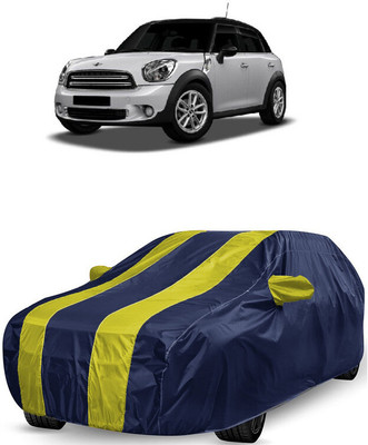 ANTOFY Car Cover For Mini Countryman One (With Mirror Pockets)(Yellow, Blue)