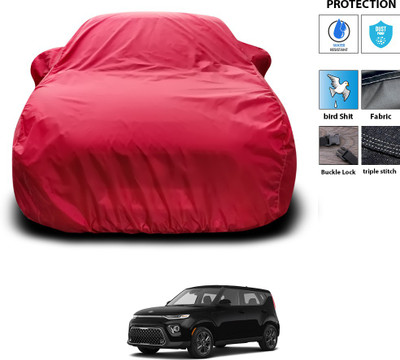 CODOKI Car Cover For Kia Soul (With Mirror Pockets)(Maroon)