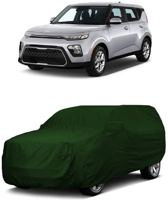 ANTOFY Car Cover For Kia Soul (With Mirror Pockets)(Green)