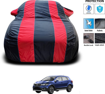 PAGORA Car Cover For Maruti Suzuki S-Cross (With Mirror Pockets)(Red)