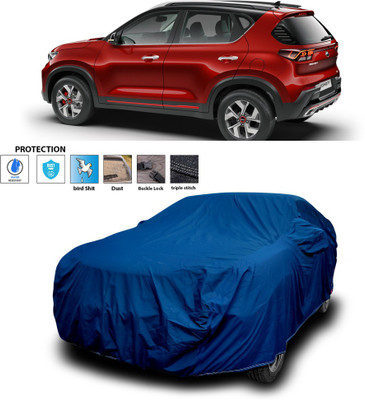 PAGORA Car Cover For Kia Sonet (With Mirror Pockets)(Blue)