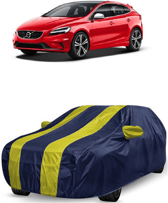 ANTOFY Car Cover For Volvo V40 D3 R-Design (With Mirror Pockets)(Yellow, Blue)