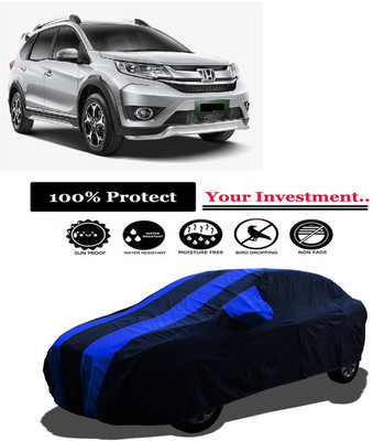 Amexride Car Cover For Honda BRV i-DTEC VX MT Diesel (With Mirror Pockets)(Multicolor)