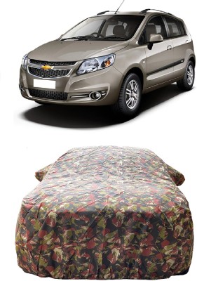 Wegather Car Cover For Chevrolet Sail Hatchback 1.3 TCDi LT ABS (With Mirror Pockets)(Multicolor)