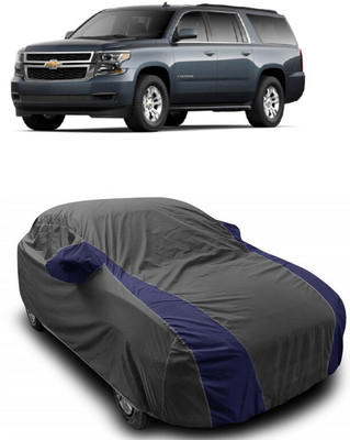 ANTOFY Car Cover For Chevrolet Tahoe 5.3L V8 (With Mirror Pockets)(Grey, Blue)