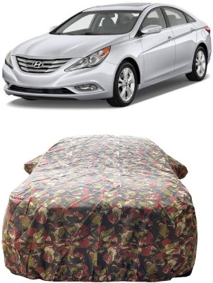 Wegather Car Cover For Hyundai Sonata Fluidic (With Mirror Pockets)(Multicolor)