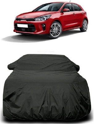 Autoprime Car Cover For Kia Rio (With Mirror Pockets)(Grey)