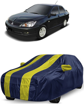 ANTOFY Car Cover For Mitsubishi Lancer Cedia (With Mirror Pockets)(Yellow, Blue)