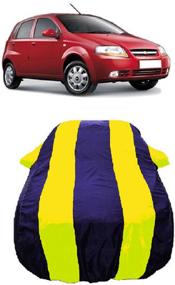 Wegather Car Cover For Chevrolet Aveo Uva (With Mirror Pockets)(Yellow)