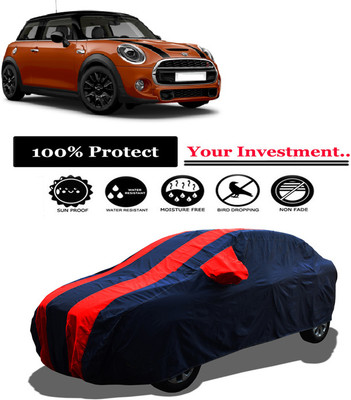 Amexride Car Cover For Mini Cooper Cooper 3 DOOR S (With Mirror Pockets)(Red)