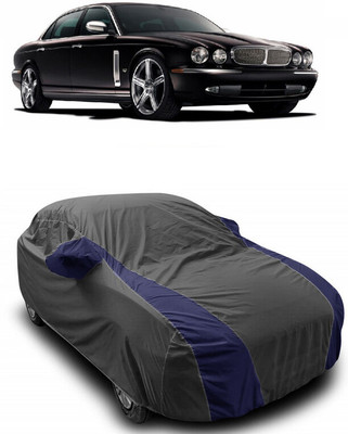 ANTOFY Car Cover For Jaguar Super V8 (With Mirror Pockets)(Grey, Blue)