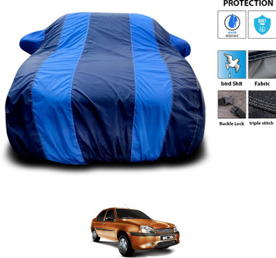 PAGORA Car Cover For Ford Ikon (With Mirror Pockets)(Blue)