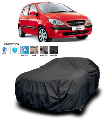 PAGORA Car Cover For Hyundai Getz Prime (With Mirror Pockets)(Black)