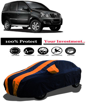 Amexride Car Cover For Mahindra Xylo E6 (With Mirror Pockets)(Orange)