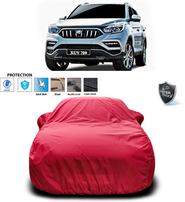 PAGORA Car Cover For Mahindra XUV 700 (With Mirror Pockets)(Maroon)