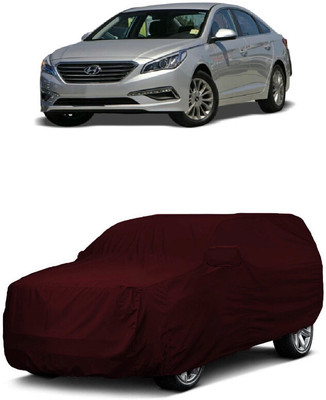 ANTOFY Car Cover For Hyundai Sonata LF Active (With Mirror Pockets)(Maroon)