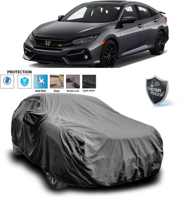 PAGORA Car Cover For Honda Civic (With Mirror Pockets)(Grey)