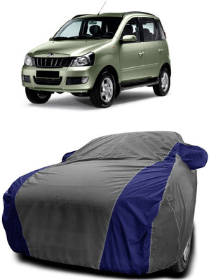 Autoprime Car Cover For Mahindra Quanto (With Mirror Pockets)(Grey, Blue)