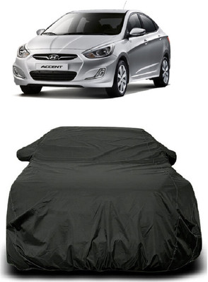 Autoprime Car Cover For Hyundai Accent 1.6i (With Mirror Pockets)(Grey)