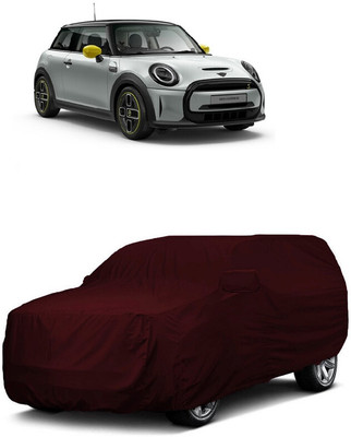 ANTOFY Car Cover For Mini Cooper Cooper (With Mirror Pockets)(Maroon)