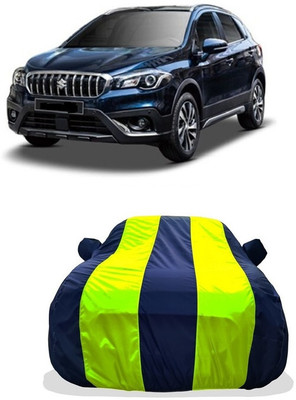 Tricway Car Cover For Maruti Suzuki S-Cross Alpha DDiS 200 SH Diesel (With Mirror Pockets)(Yellow)