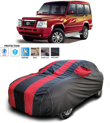 PAGORA Car Cover For Tata Sumo Gold (With Mirror Pockets)(Red)