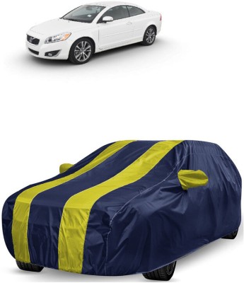 ANTOFY Car Cover For Volvo C70 2.4i SE (With Mirror Pockets)(Yellow, Blue)